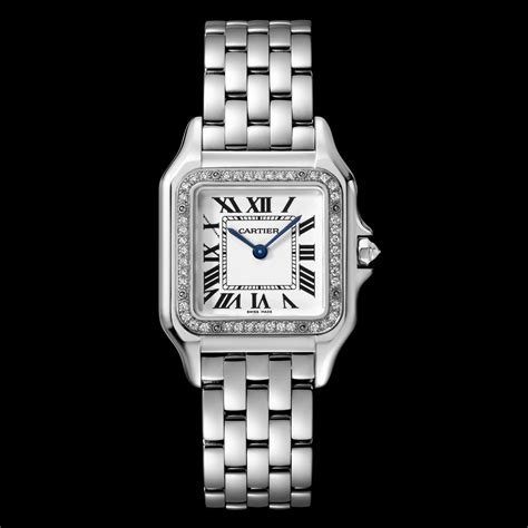 cartier panthere watch white gold.